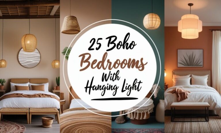 25 Boho Bedroom with Hanging Lights | Create a Cozy Retreat